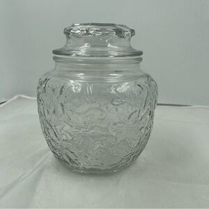 Princess House Fantasia Glass Canister